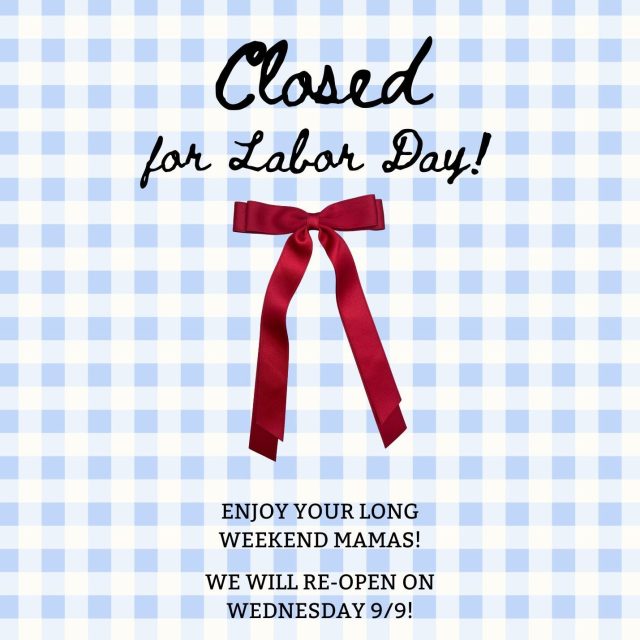 We will be closed for Labor Day weekend! Enjoy your time off and take it easy! See y'all next week! 
#thorstudio #maternalsupport #momssupportingmoms #bondingbeforebirth #fromthewombtotheworld