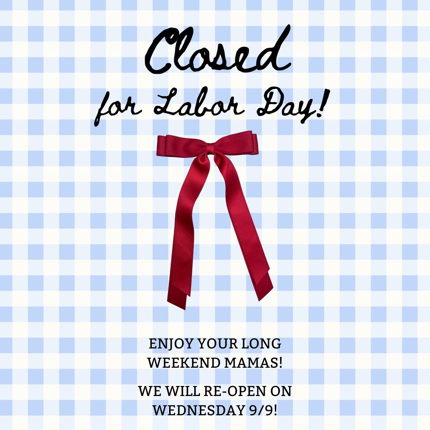 We will be closed for Labor Day weekend! Enjoy your time off and take it easy! See y'all next week! 
#thorstudio #maternalsupport #momssupportingmoms #bondingbeforebirth #fromthewombtotheworld